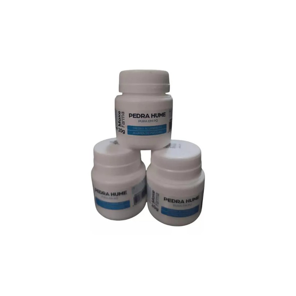 Maxlab Pedra Hume Pura em Pó 20g - Cicatrizante Frasco