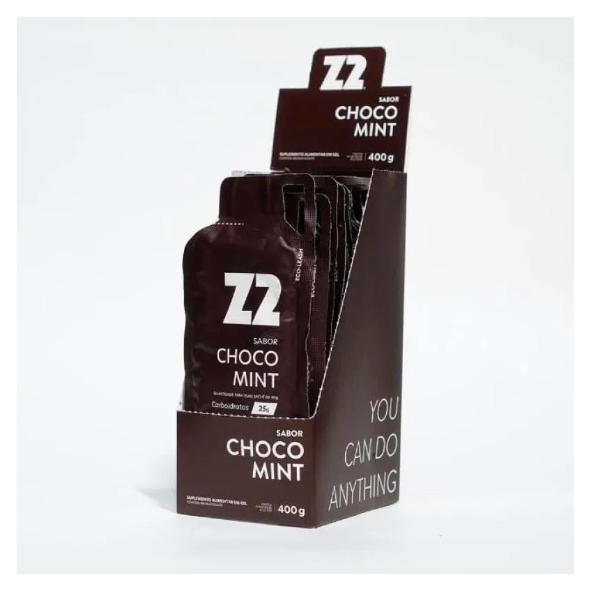 Energy Gel Z2+ (display 10 Sachês 40g) - Sabor: Choco Mint