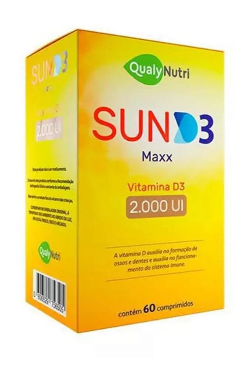 Vitamina D 2.000 60cpr Sund3 Maxx Qualynutri