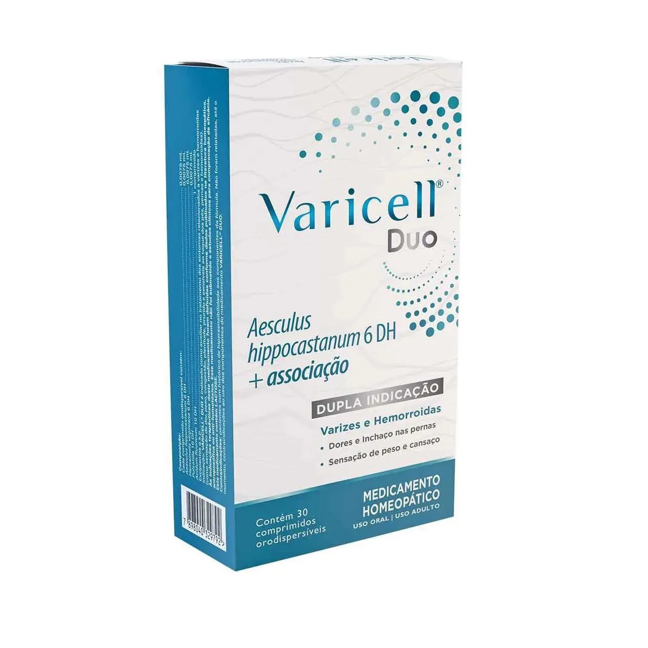 Varicell Duo 30 Cpr para Varizes e Hemorroidas -farmoquímica