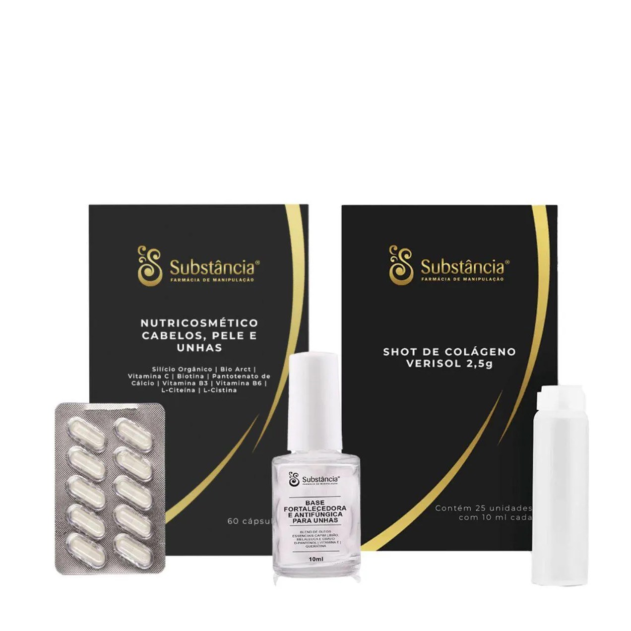 Booster Da Beleza Cabelo, Pele E Unha + Colágneo Substância