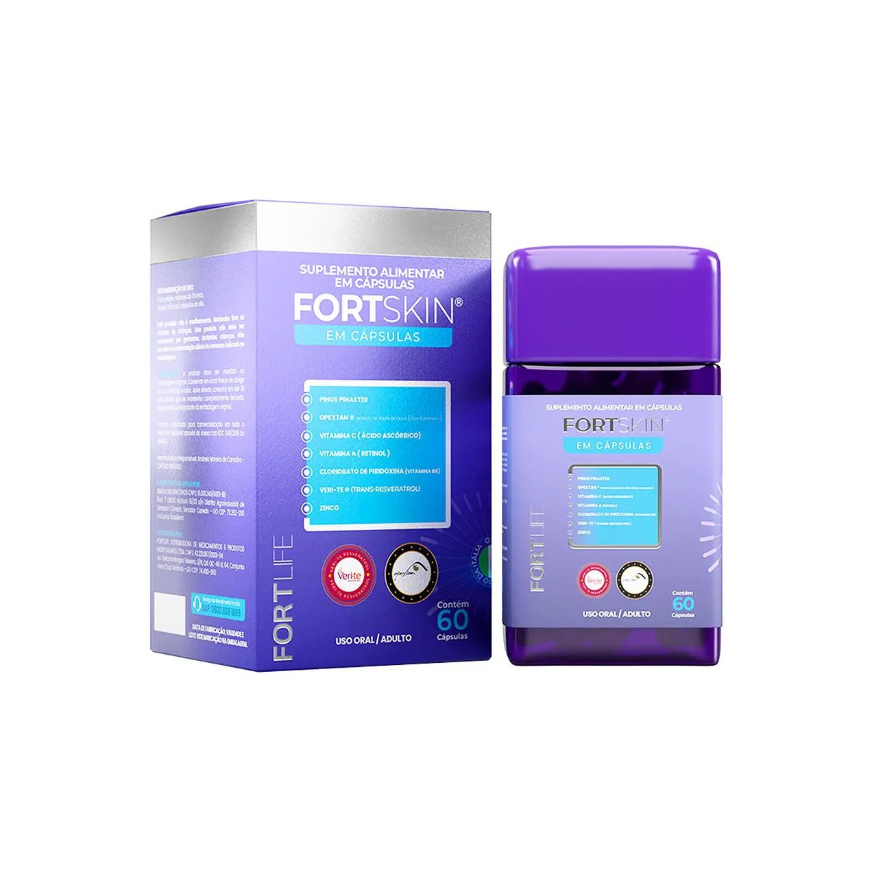Fortskin Melasma 1000mg 60 cápsulas Fortlife