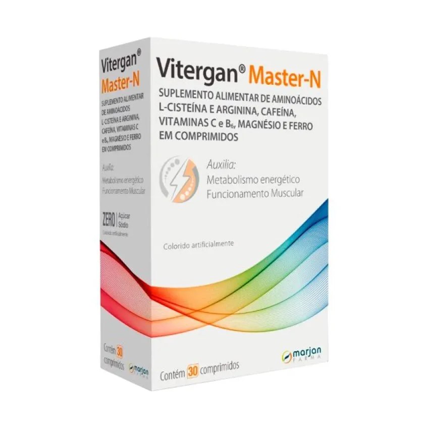 Suplemento Vitamina Vitergan Master-n 30 Cpr – Marjan