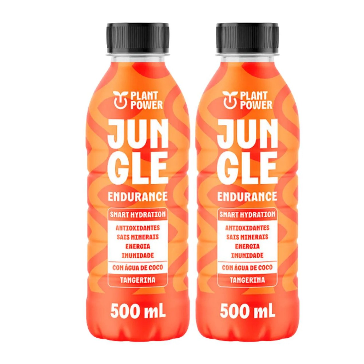 2x Isotônico Jungle Endurance Plant Power Tangerina 500ml