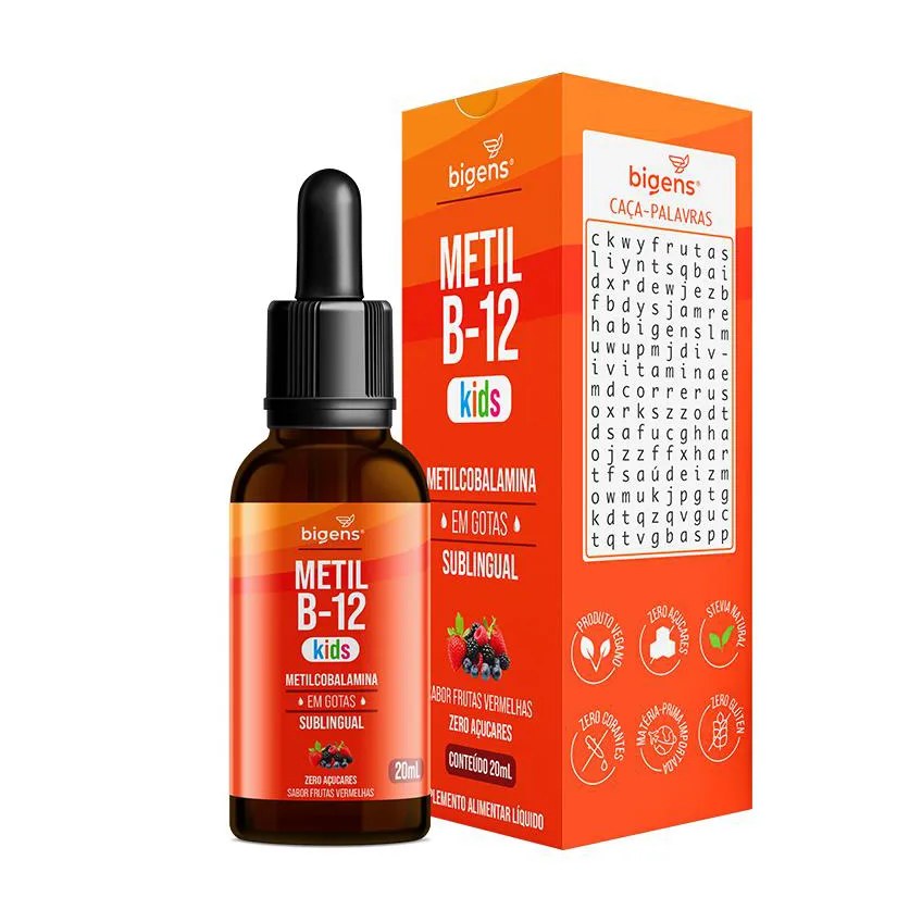 Bigens Vitamina B12 Kids Frutas Vermelhas 20ml