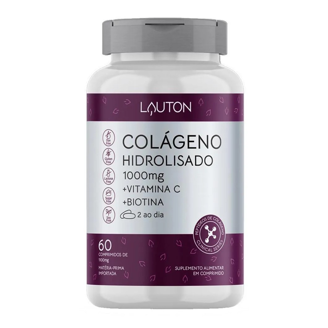 Colageno Hidrolisado + Biotina 60 comprimidos - Lauton