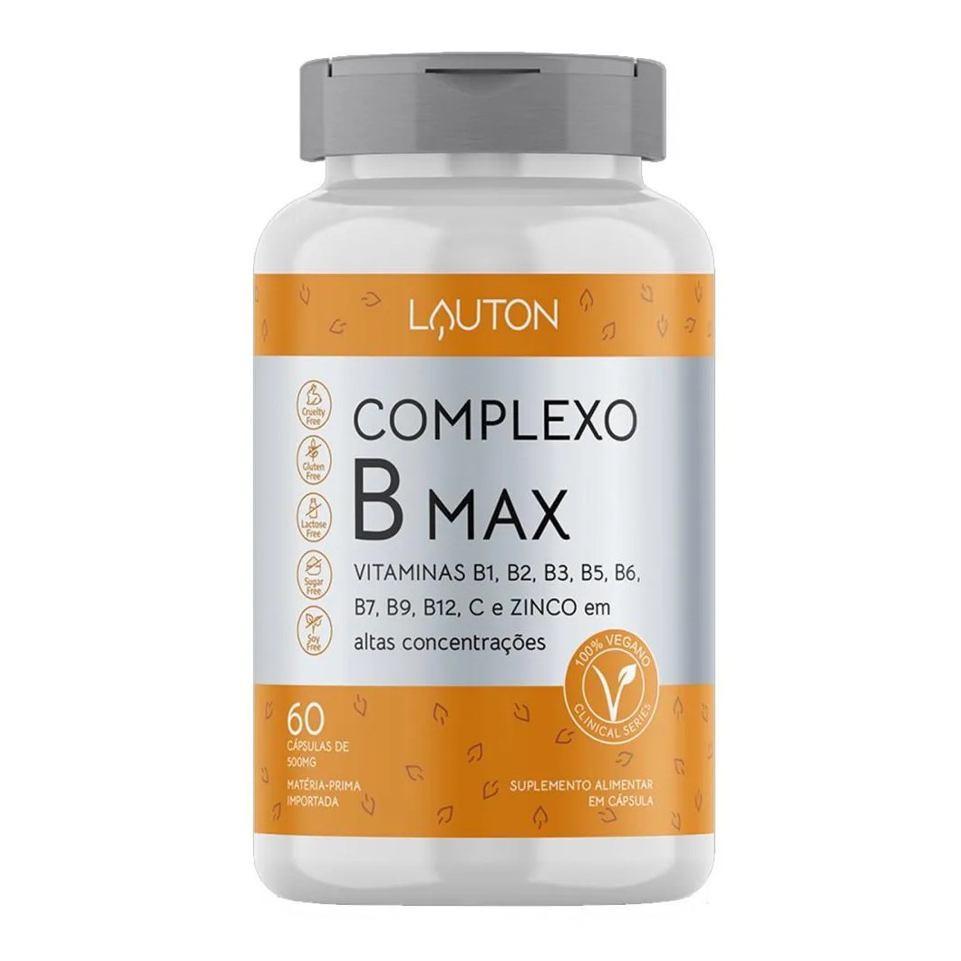 Multivitaminico Complexo B Max 60 cápsulas - Lauton