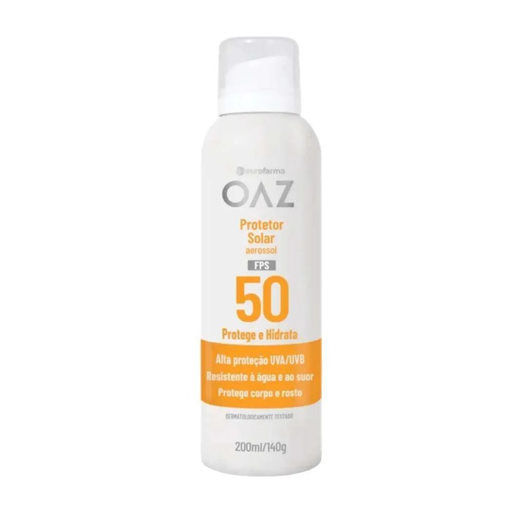 Protetor Solar Aerosol Oaz Fps 50 Eurofarma 200Ml