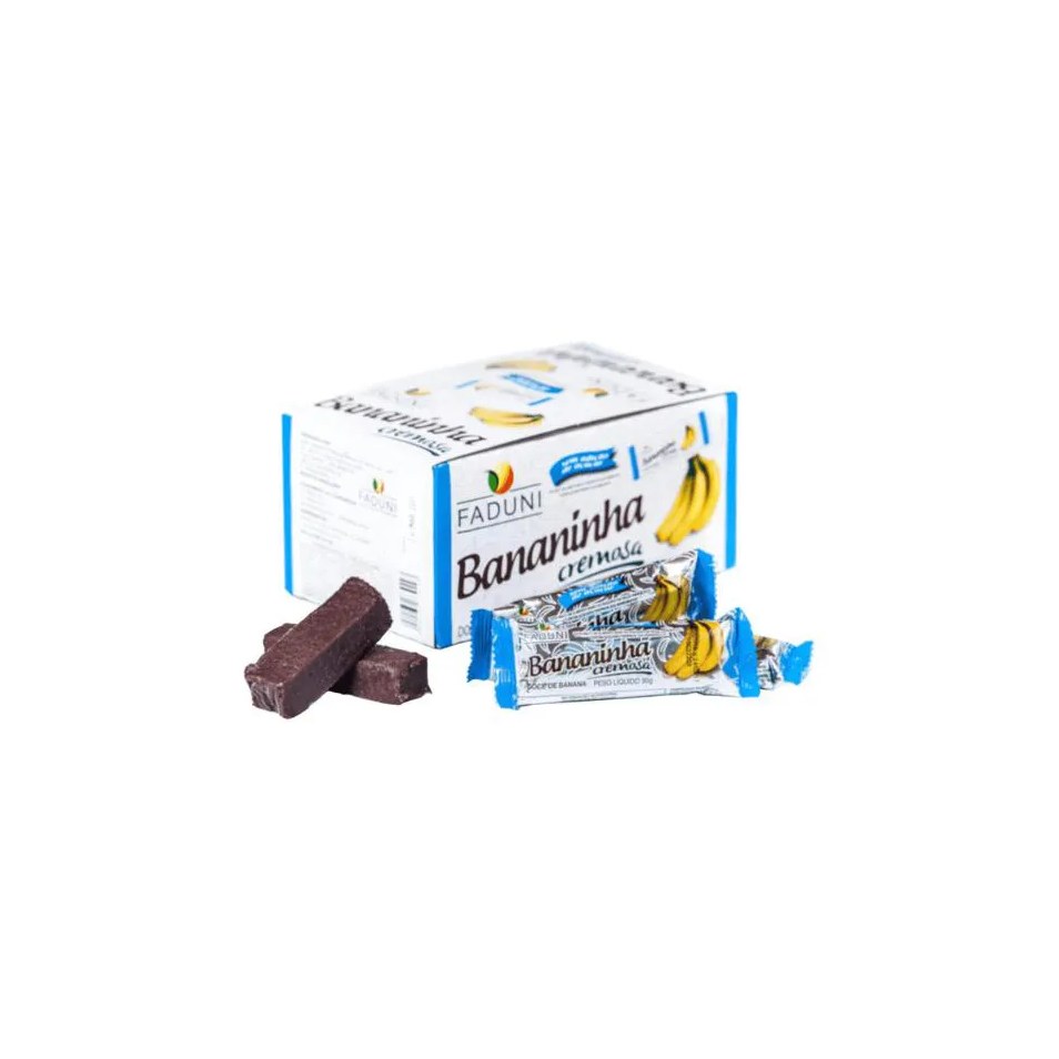 Bananinha Cremosa Faduni sem Adição de Açúcar 24x30g