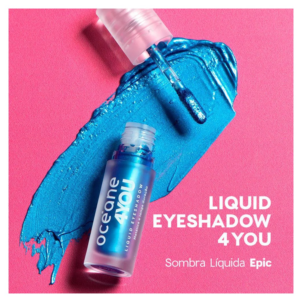 Sombra Líquida Azul - Liquid Eyeshadow Epic 4you 2g