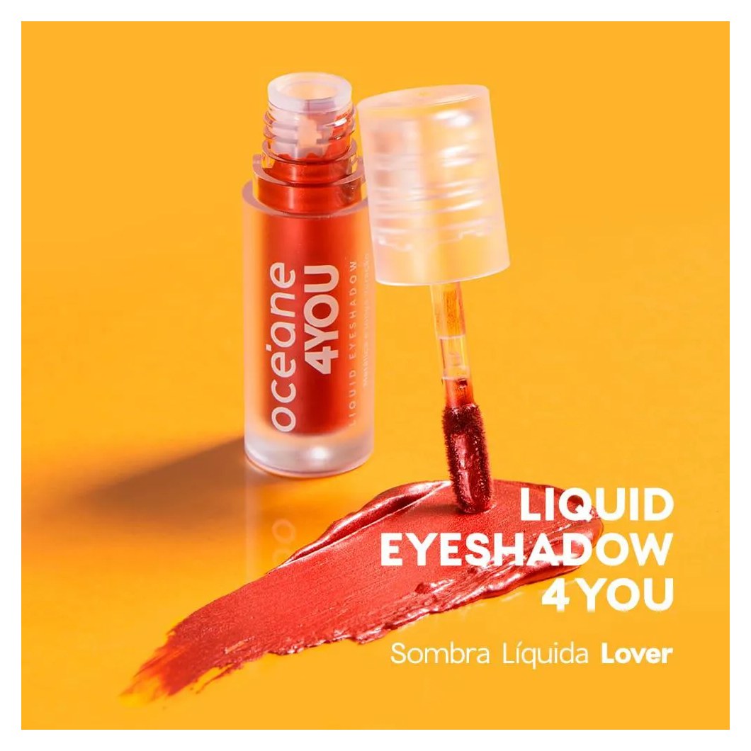 Sombra Líquida Vermelha - Liquid Eyeshadow Lover 4you 2g