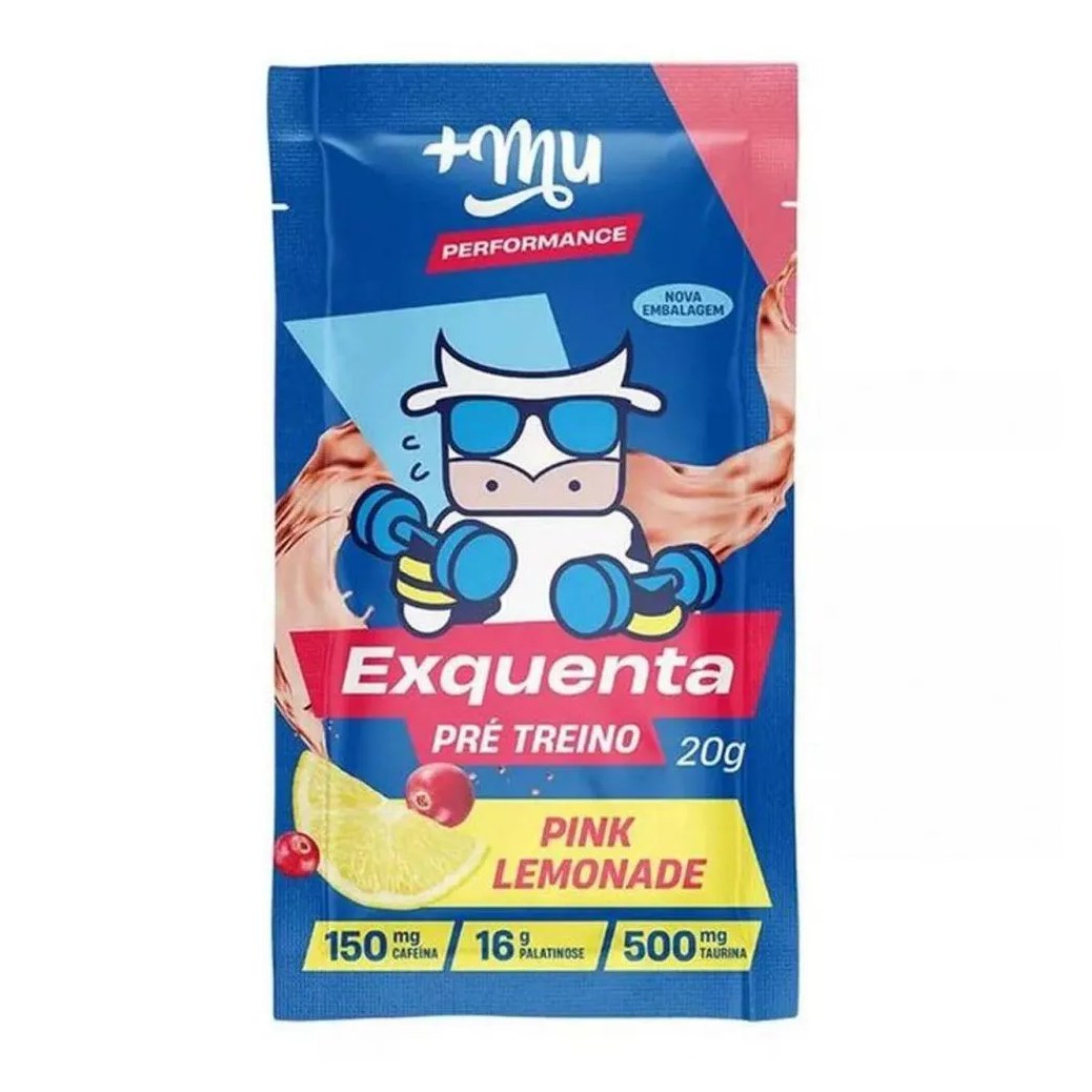 EXQUENTA MUKE SACHê (20G) - SABOR: PINK LEMONADE