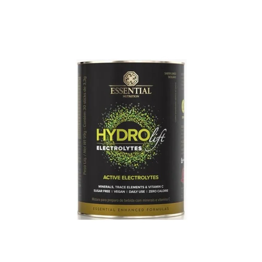 Hydrolift Electrolytes (99g - 30 Sticks de 3,3g) - Sabor: Limão Siciliano