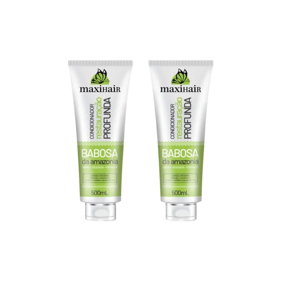 Condicionador Maxihair 500ml Babosa da Amazonia - Kit C / 2un