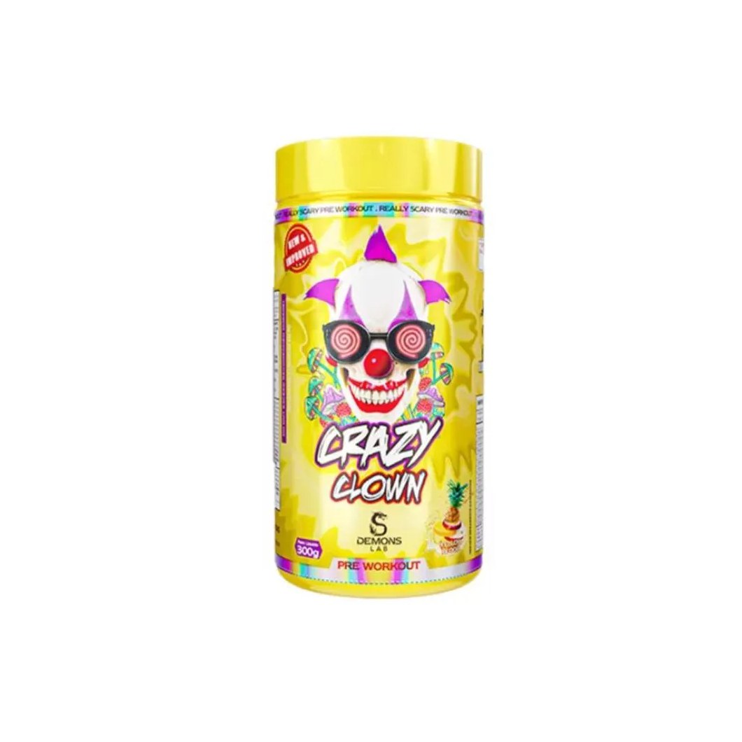 Pre Treino Crazy 300g Freee Workout Yellow Blood - Demons Lab