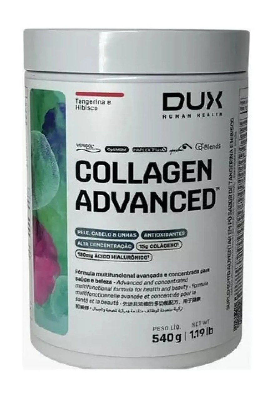 Collagen Advanced (540g) - Sabor: Tangerina e Hibisco