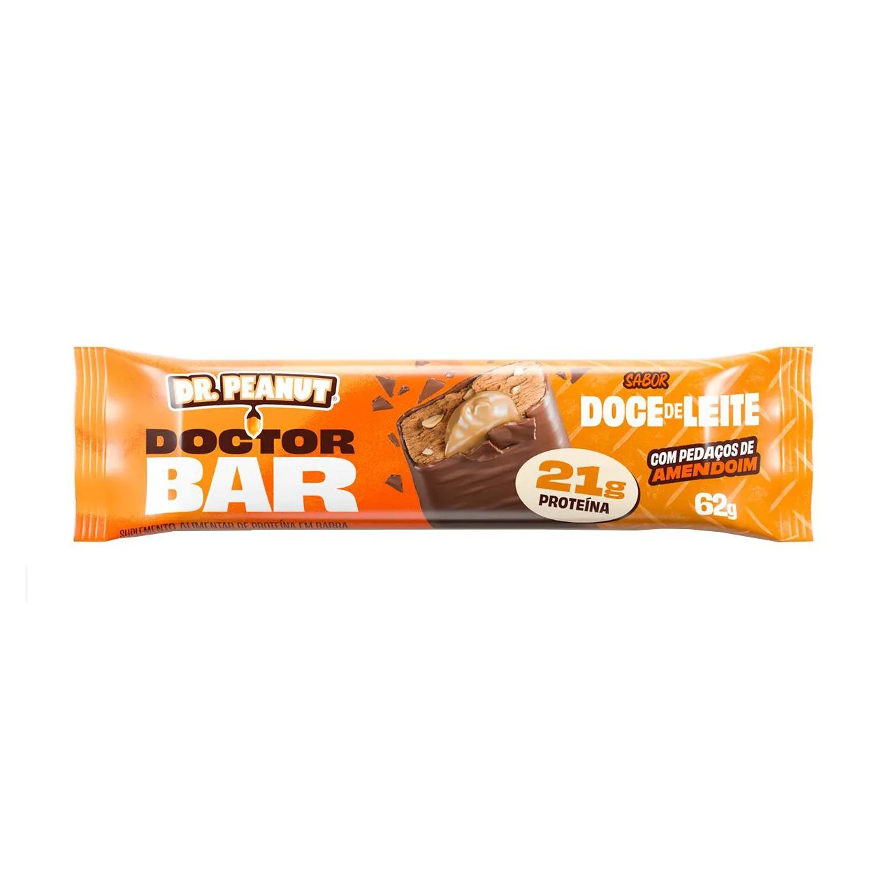 Barra de Proteína Dr Peanut Doctor Bar Doce de Leite 62g