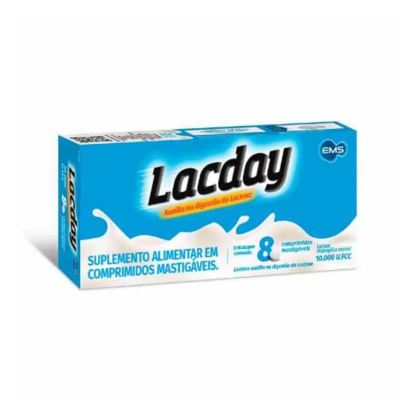Lacday Ems 8 comprimidos Mastigáveis