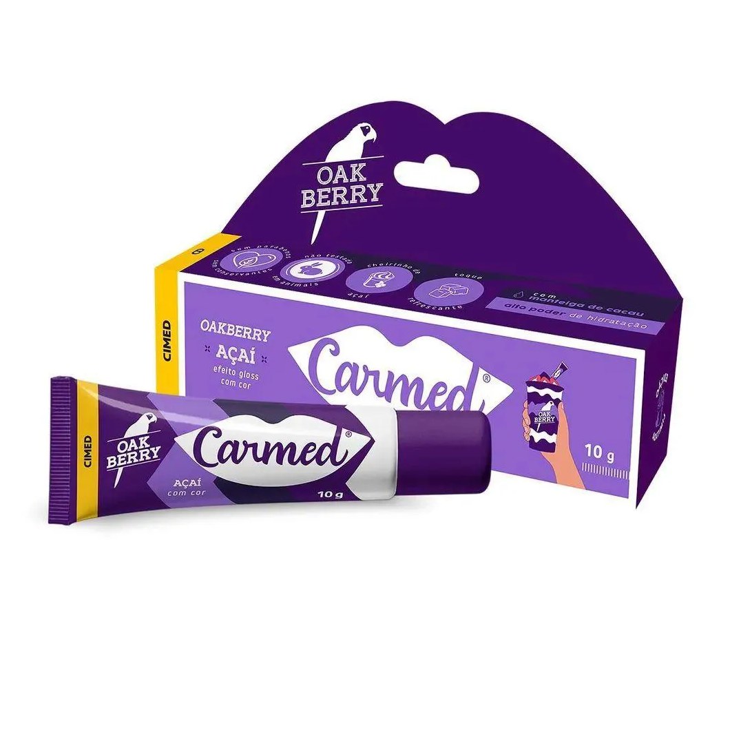 Carmed Hidratante Labial Açaí 10g