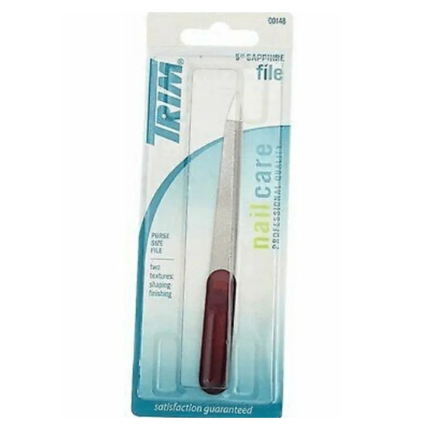 Mini Lixa Safira de Metal para Unhas Trim 9-93pg
