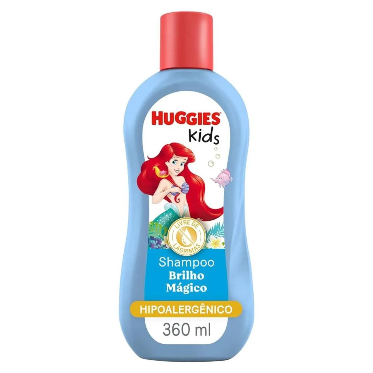 Shampoo Huggies 360ml Hidratação E Brilho Kids Ariel