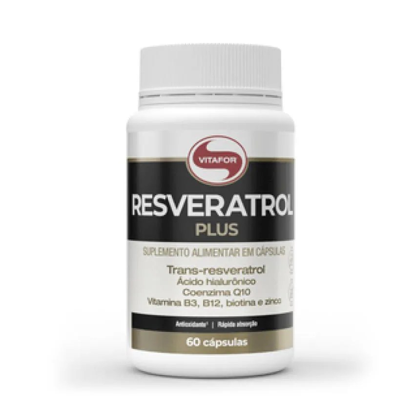 Resveratrol Plus 1000mg Vitafor 60 Cápsulas