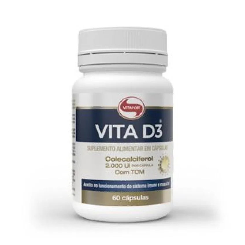 Vita D3 Vitafor 60 Cápsulas
