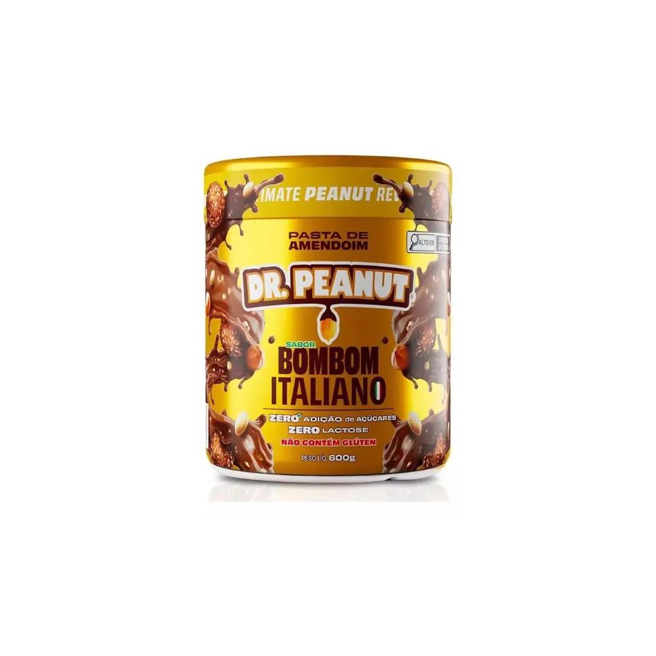 PASTA DE AMENDOIM BOMBOM ITALIANO ZERO LACTOSE DR. PEANUT