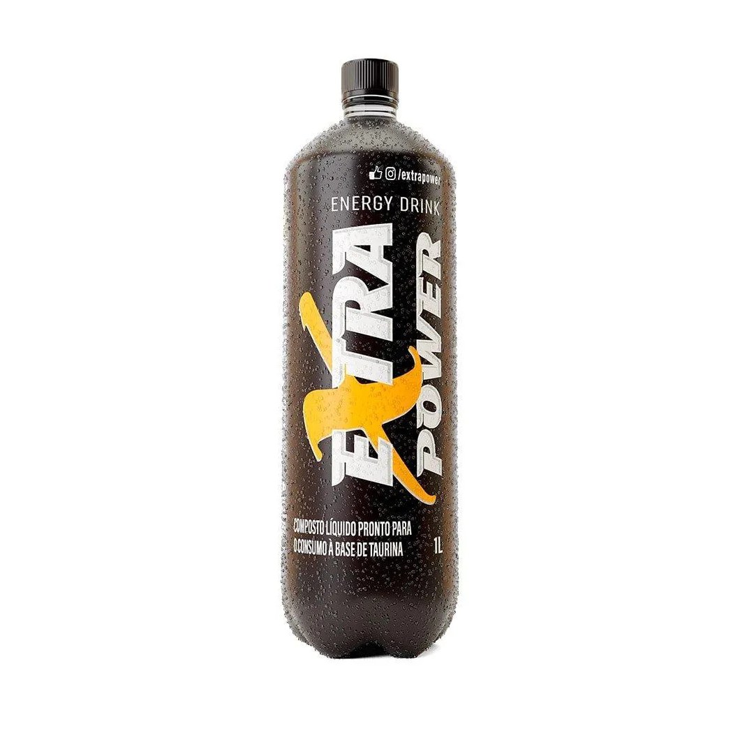 Energético Extra Power 1 Litro - Embalagem com 6 unidades