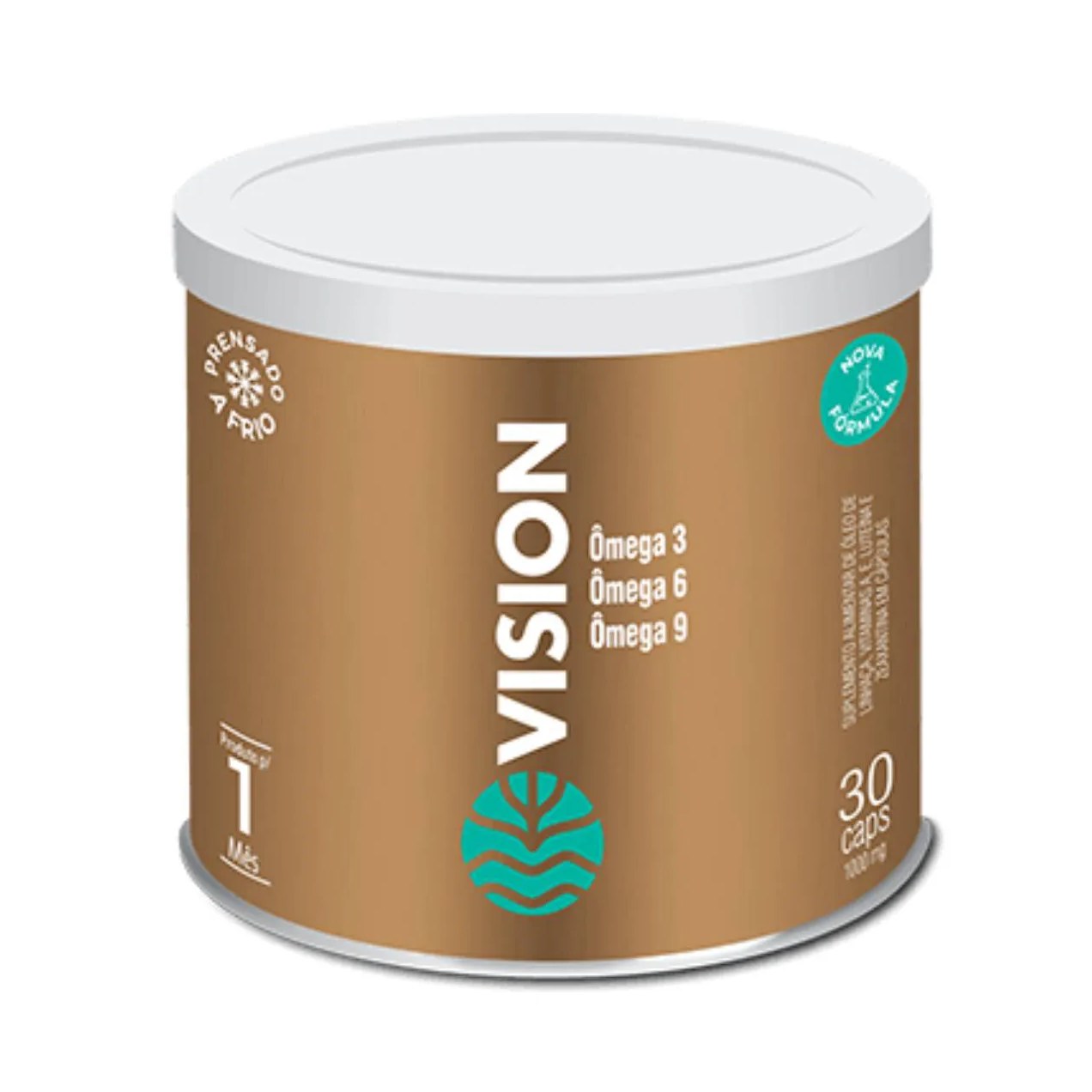 Vision Ômega 3 6 9 + Zeaxantina + Luteína Vital Âtman 30 Capsulas sem Sabor