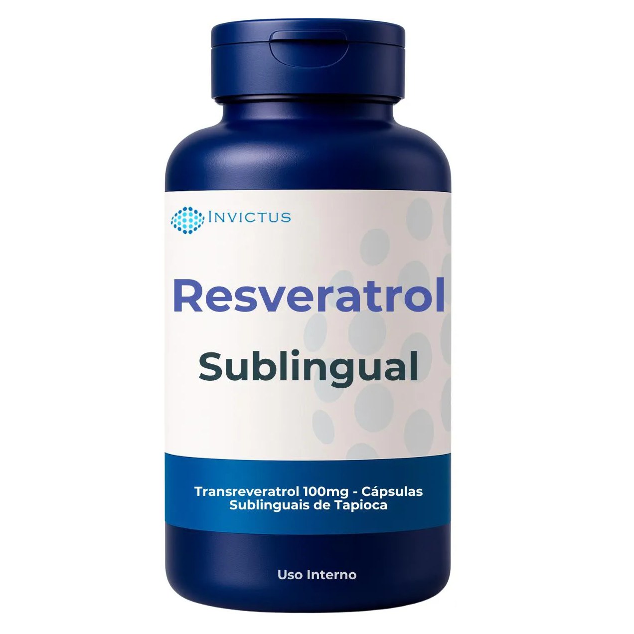 Resveratrol Sublingual 100mg – Alta Absorção - 60 cápsulas