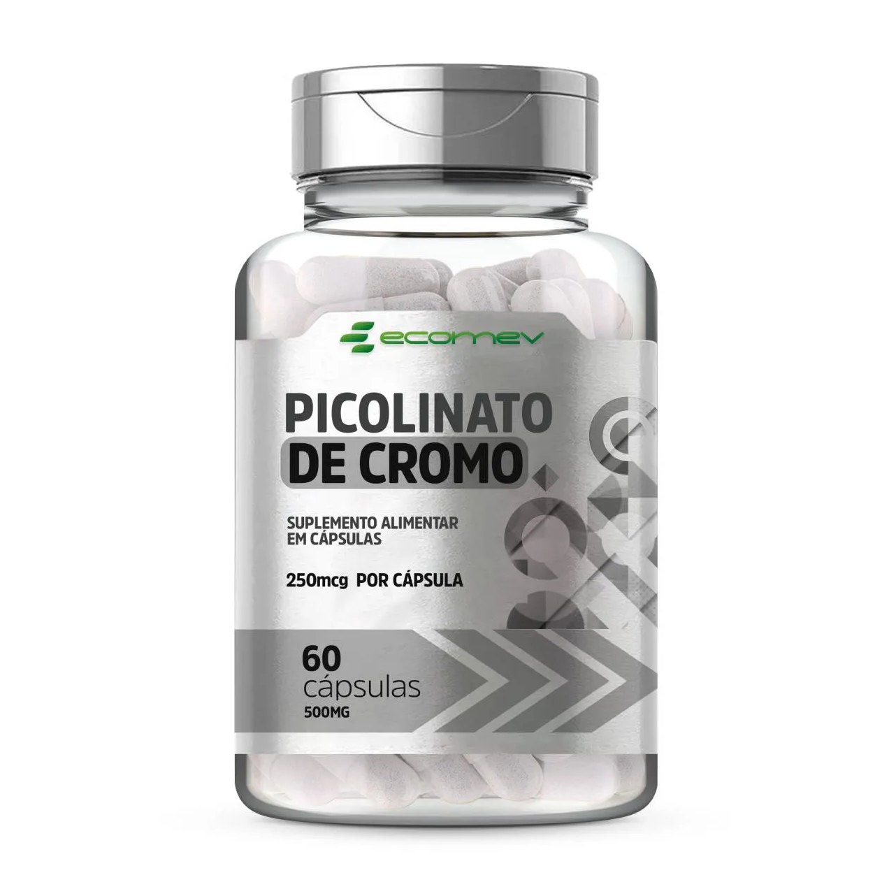 Picolinato de Cromo 250mcg 60 cápsulas Ecomev