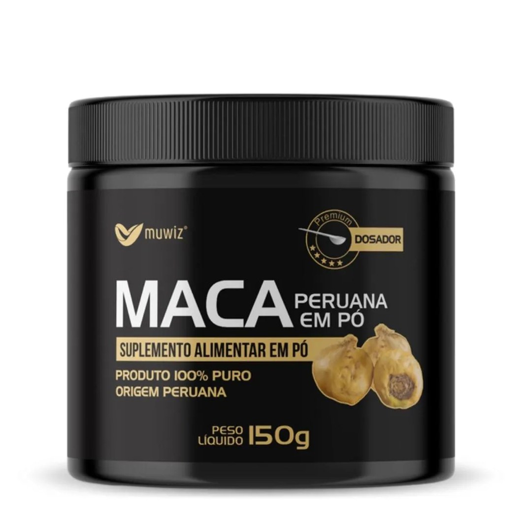 Maca Peruana Pura em Pó 150g Muwiz