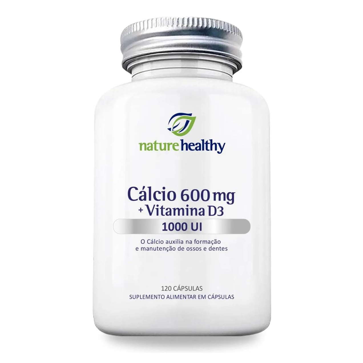 Calcio 600mg + Vitamina D3 1000ui C/120 Nature Healthy