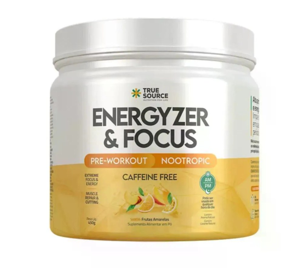 Energyzer & Focus True Source Frutas Amarelas 450g