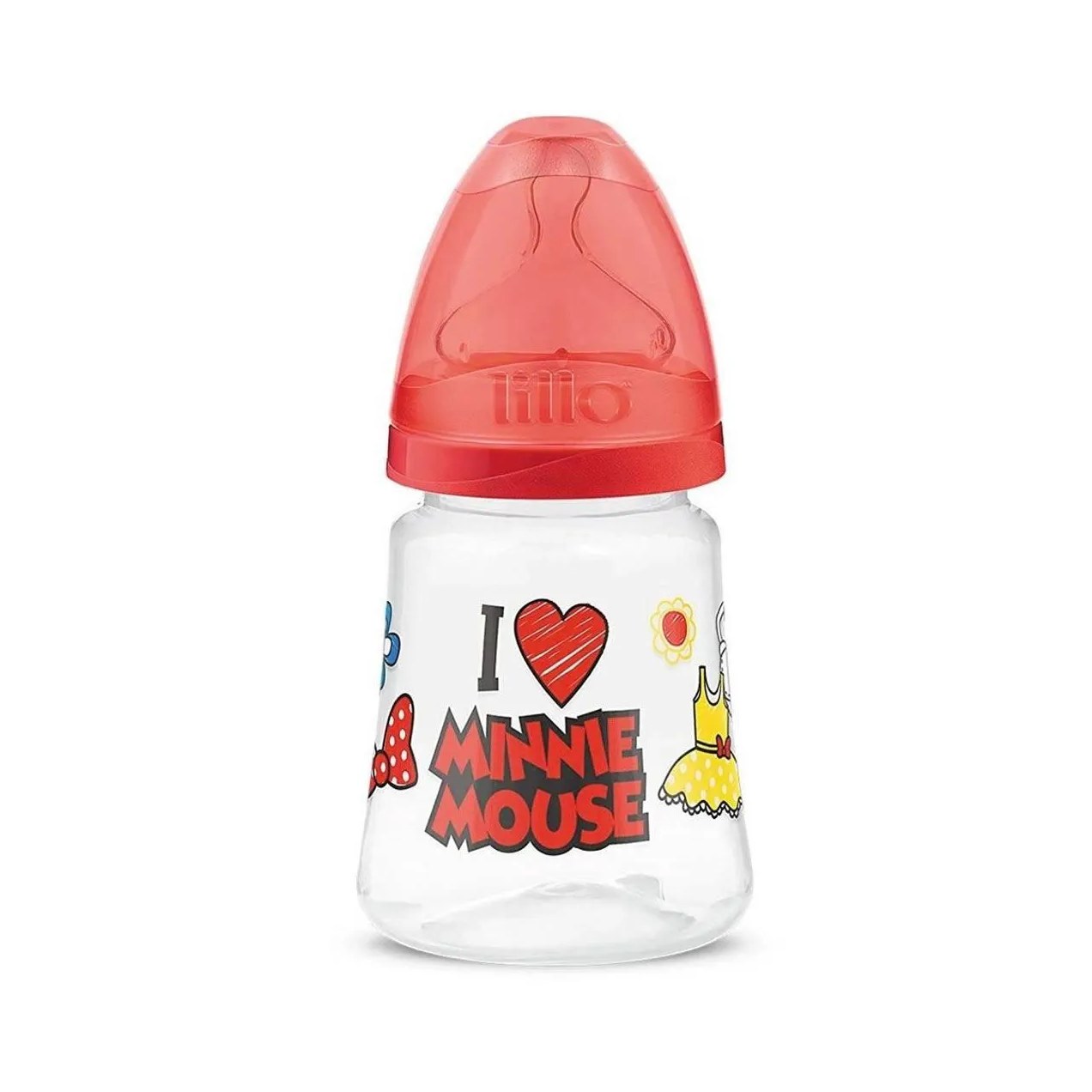 MAMADEIRA DESING DISNEY BICO SILICONE 180ML MINNIE – LILLO