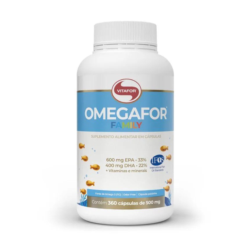 Ômegafor Family Vitafor 500mg 360caps