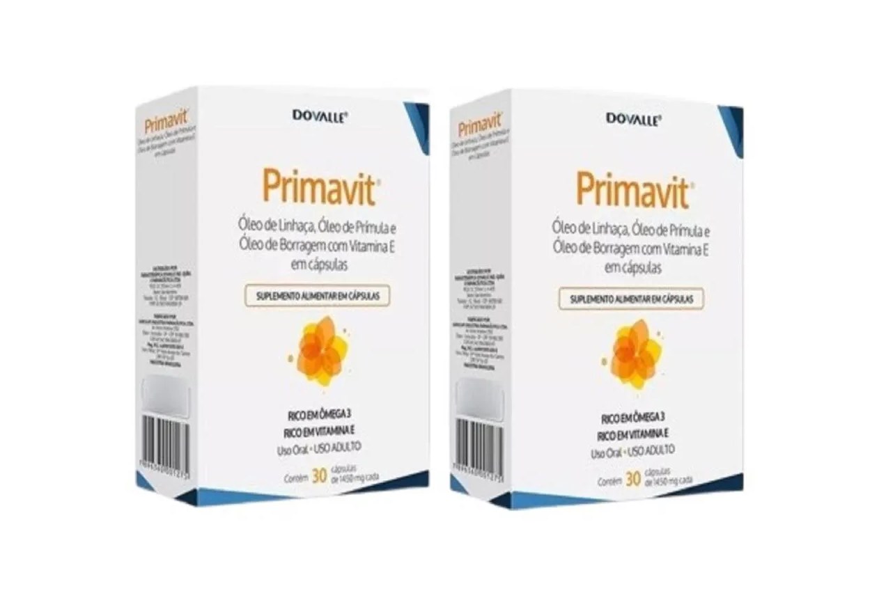 Kit 2 Primavit C/ 30 cápsulas de Gel