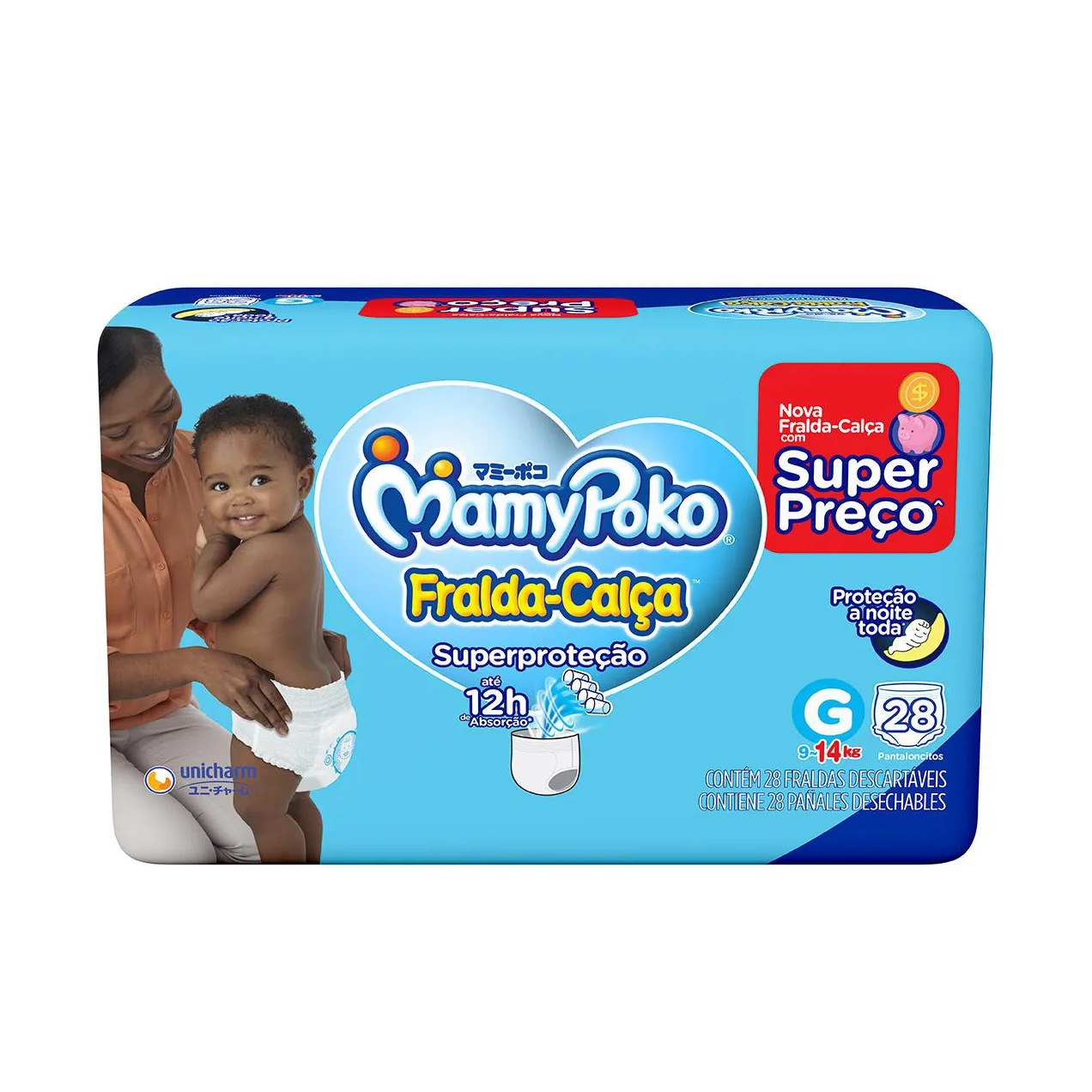 Fralda Calça MamyPoko Super Proteção G 28 unidades