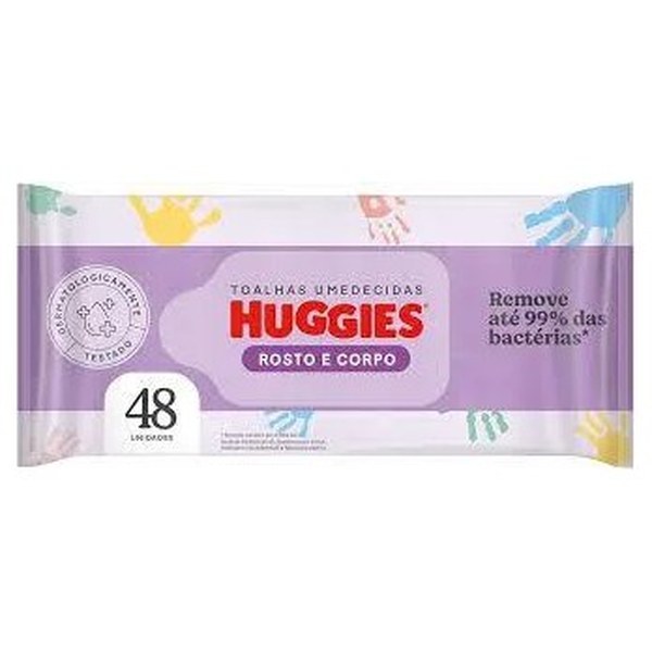 Lenço Umedecido Huggies One & Done Disney Baby Proteção Natural Hipoalergênico sem Álcool 48 unidades