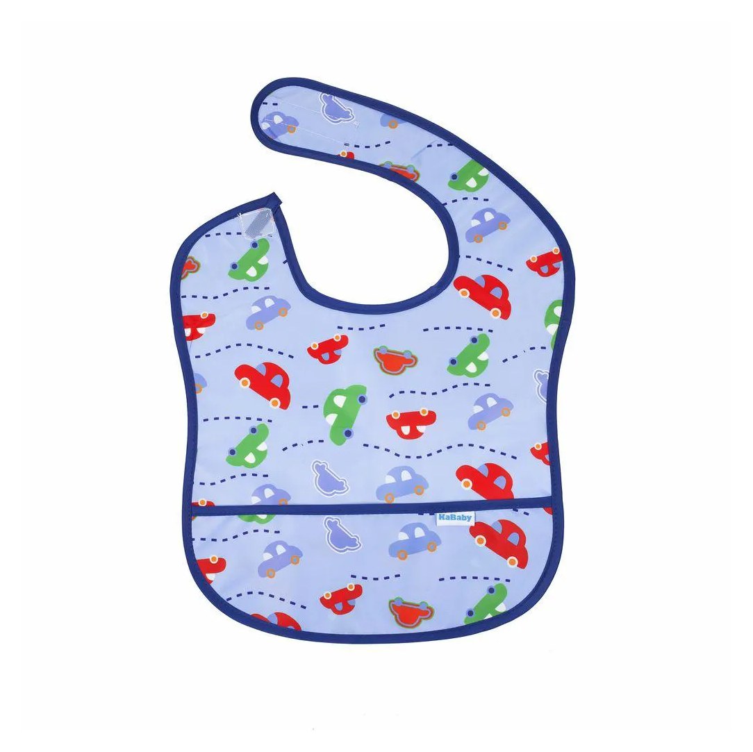 Babador Standard Carrinhos Kababy Azul