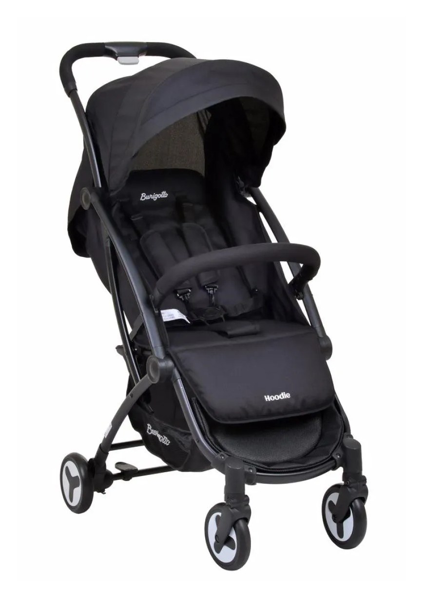 Carrinho de Bebê Hoodie Burigotto Black