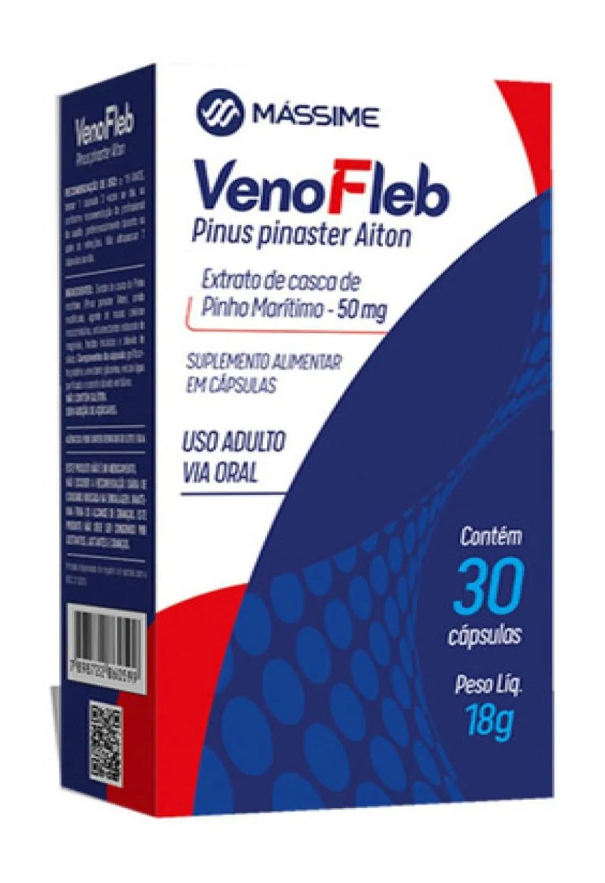VENOFLEB PINUS PINASTER 50MG 30CPS - MASSIME