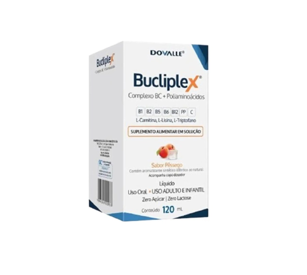 Suplemento Vitamínico Bucliplex Solução 120ml - Dovalle