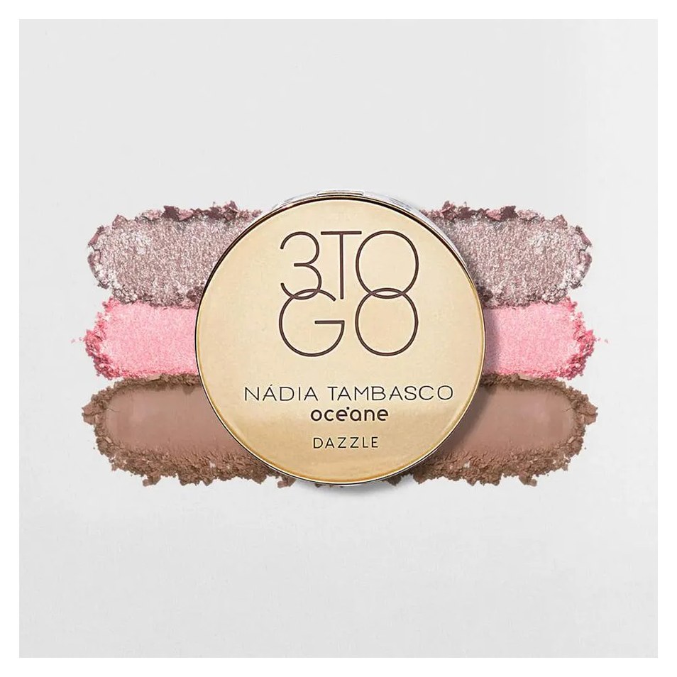 Océane Nádia Tambasco 3 To Go Dazzle - Paleta de Sombras 7,8g