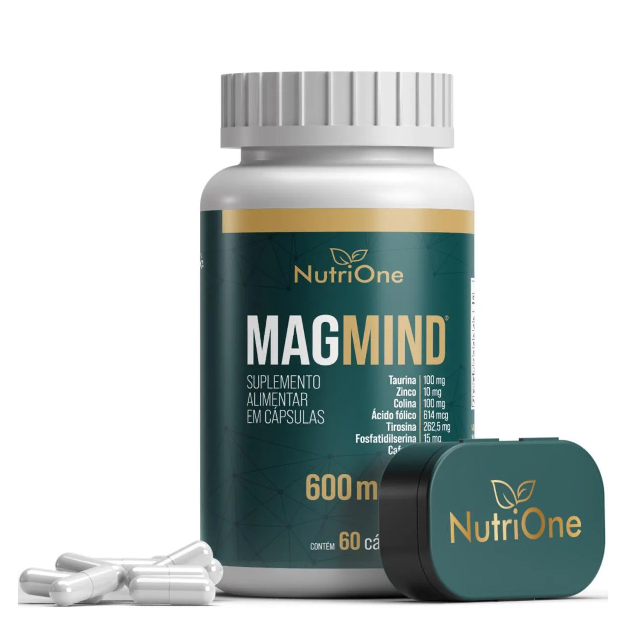 Magmind® Fórmula Memória Concentração Foco 600Mg - Nutrione