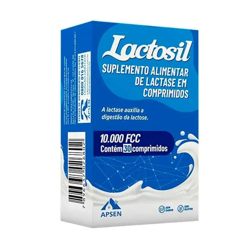 Suplemento Lactosil Lactase 10000fcc Lactose 30cps - Apsen