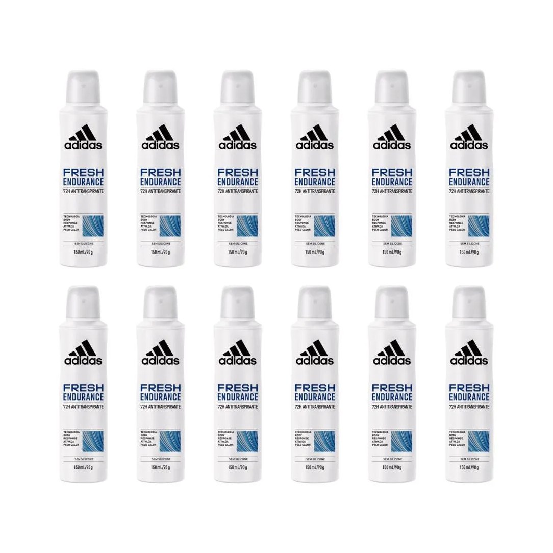 Desodorante Aero Adidas 150ml Fem Fresh Endurance - 12un
