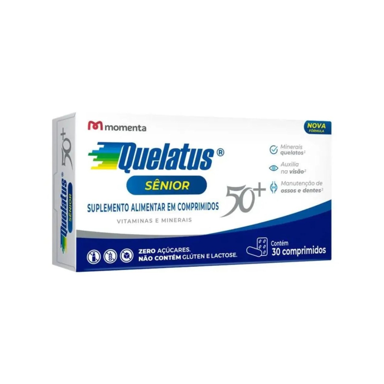 Suplemento Alimentar Quelatus Sênior 50+ 30Cpr