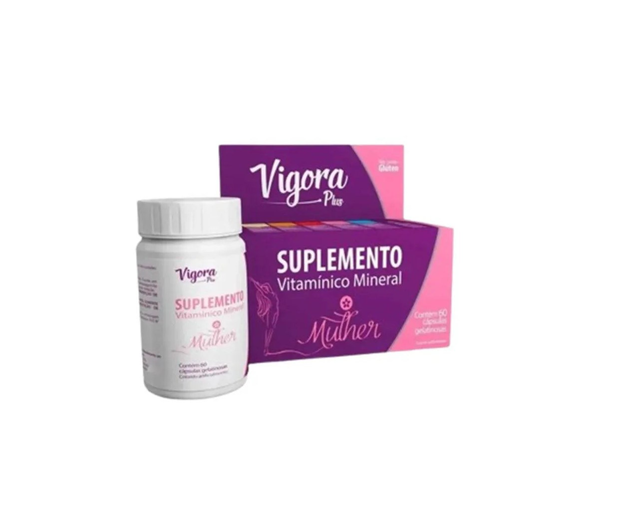 Suplemento Vigora Plus Multivitamínico Mulher 60 cápsulas